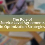 The Role of Service Level Agreements in Optimization Strategies